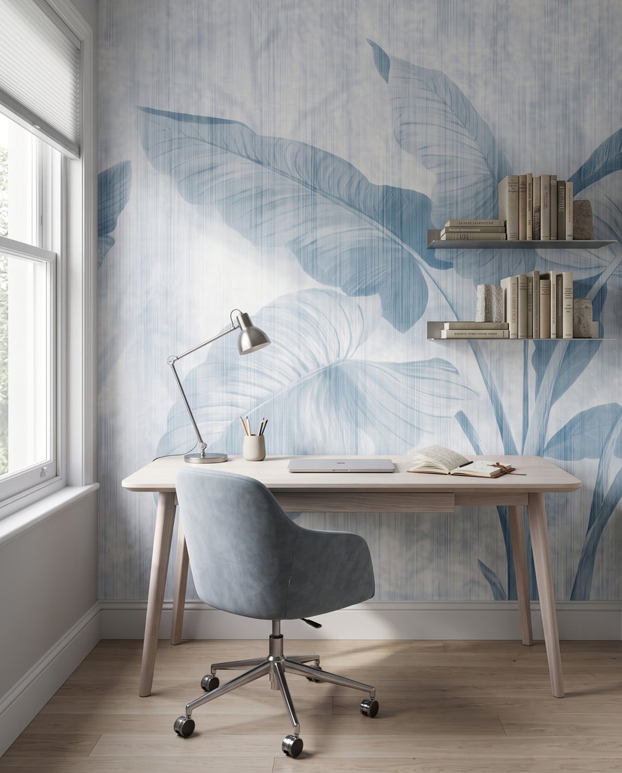 Folhas recortadas nas margens — interior 1