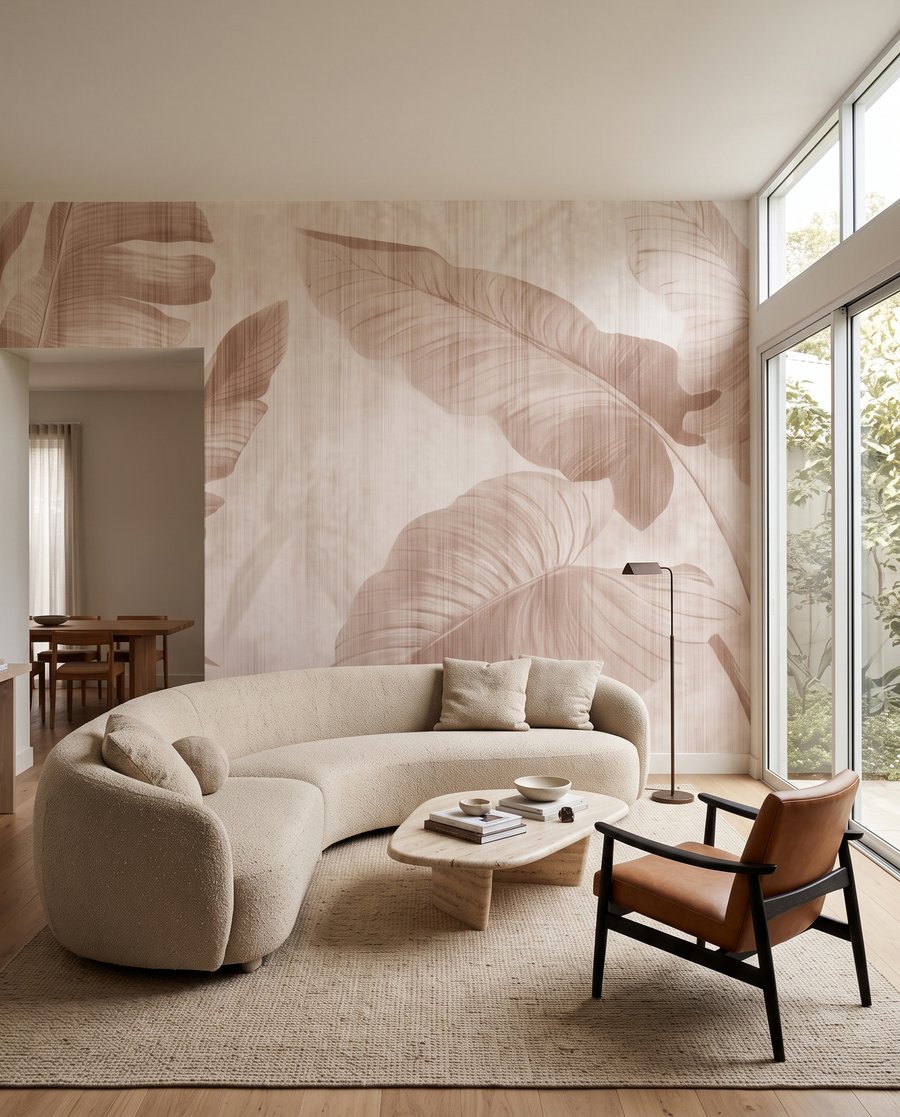 Folhas recortadas nas margens — interior 3