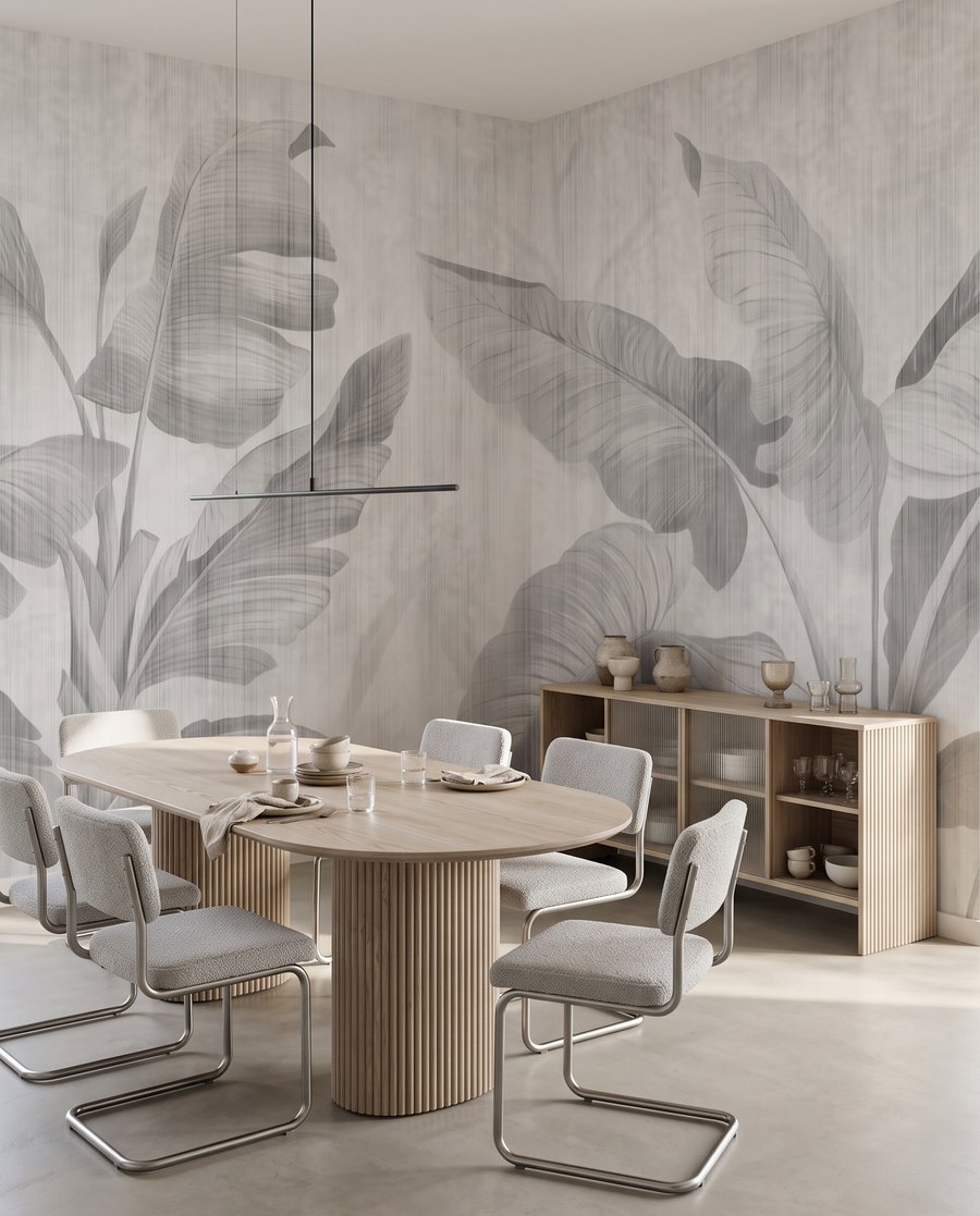Folhas recortadas nas margens — interior 1