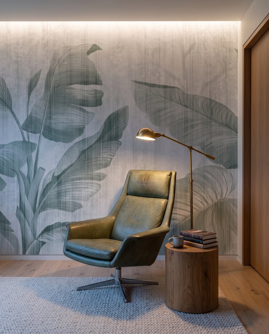 Folhas recortadas nas margens — interior 4