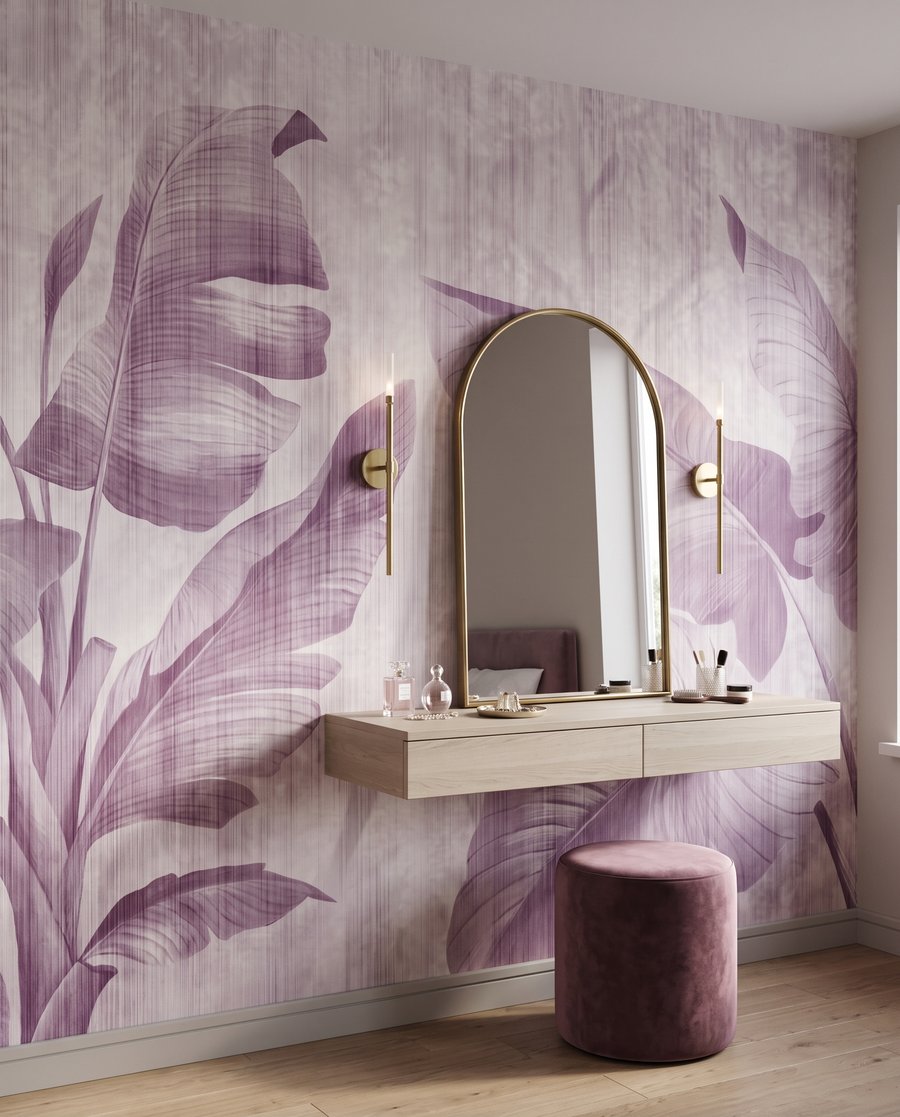 Folhas recortadas nas margens — interior 1