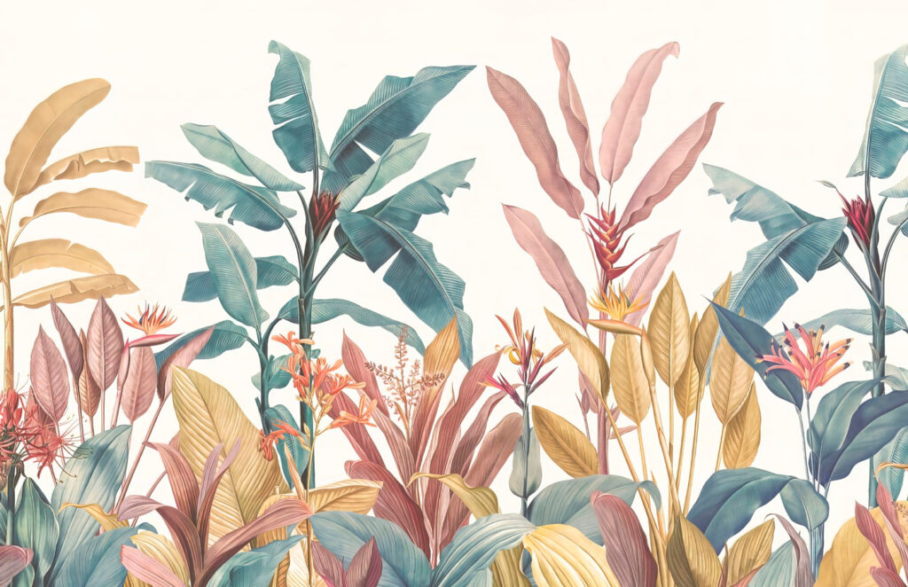 Jardim tropical — design completo