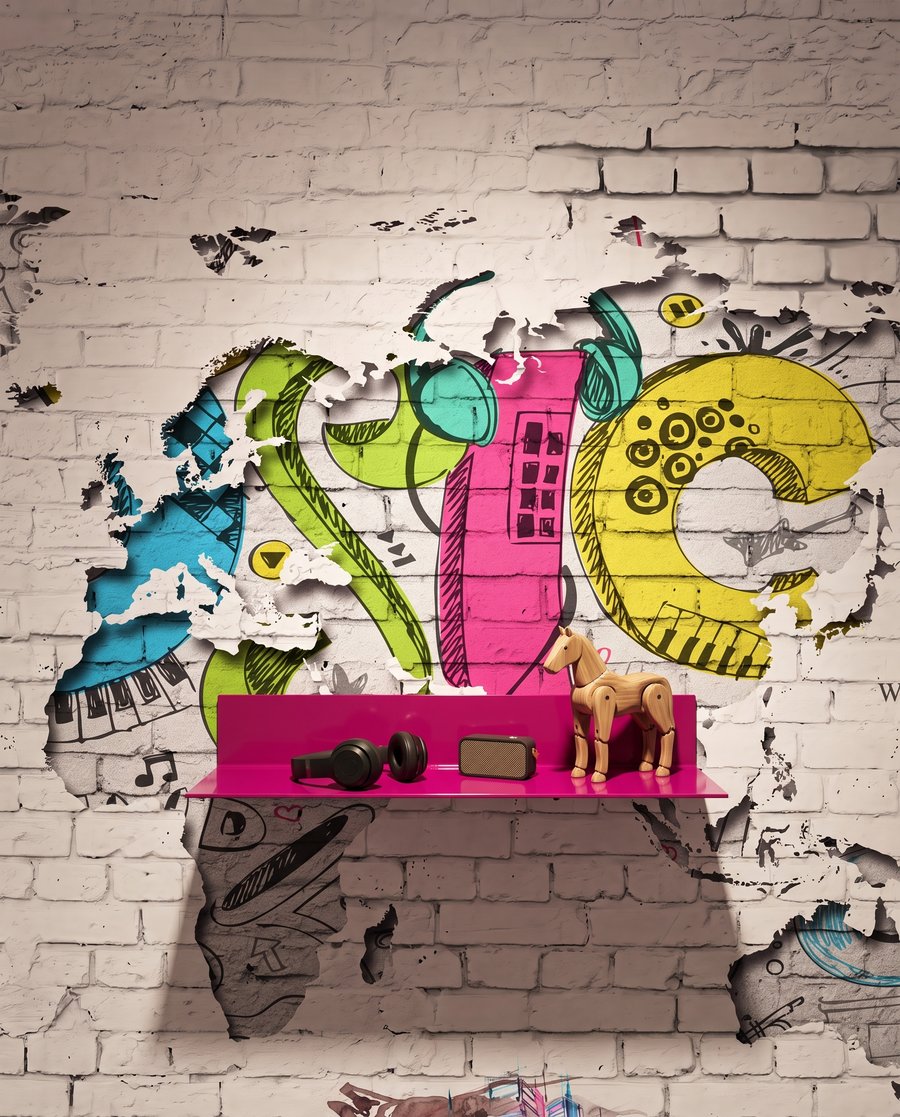 Mapa de arte urbana — detalhe