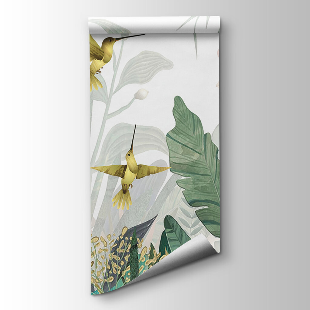 Colibris entre folhas — vista do produto