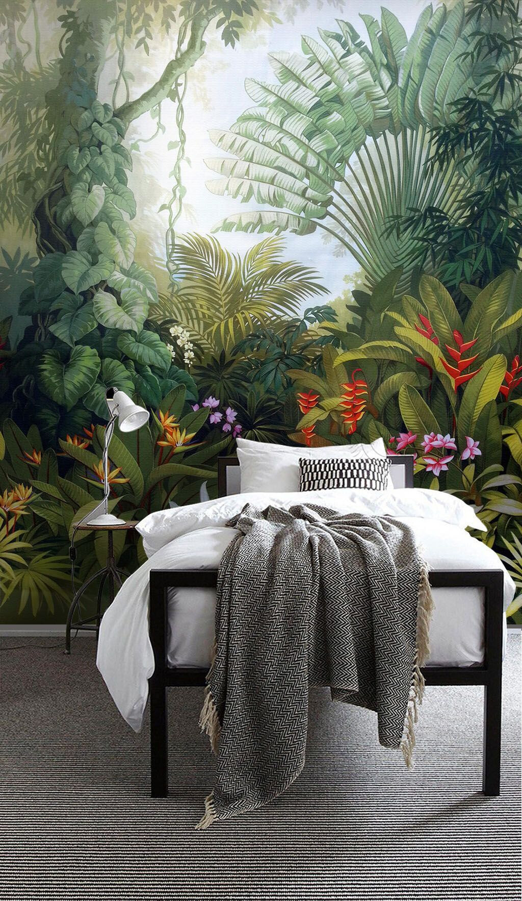 Selva florida ao amanhecer — interior 1