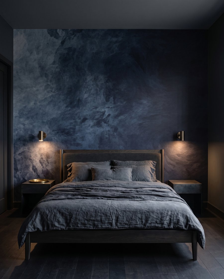 Azul esbatido em branco — interior 2