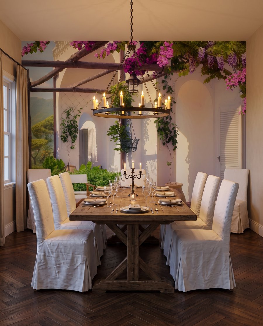 Sob a pérgola florida — interior 5
