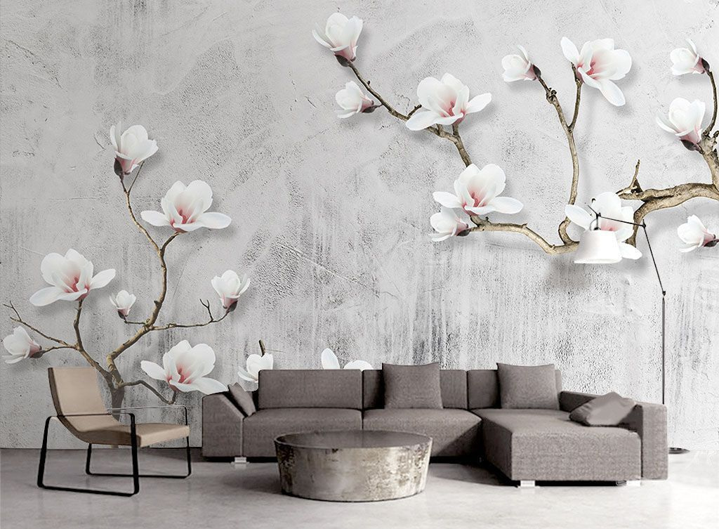 Ramos finos, tons rosados — interior 1