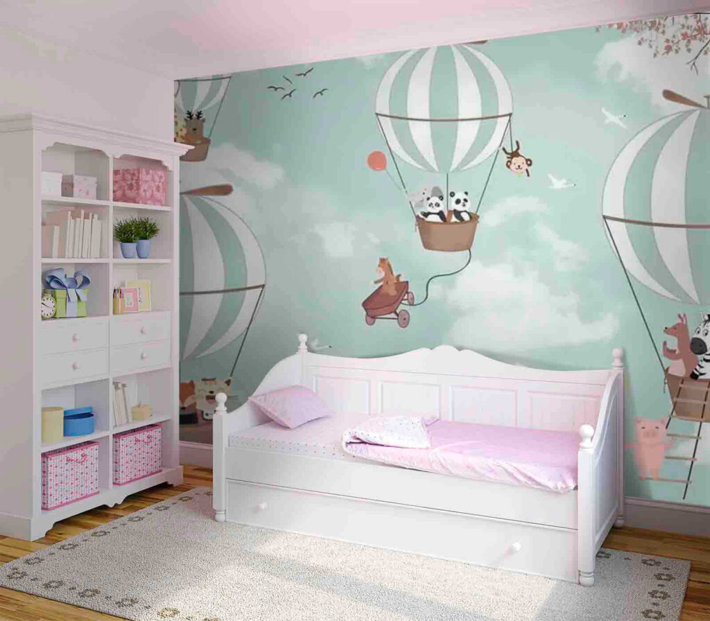Pandas em balões — interior 1