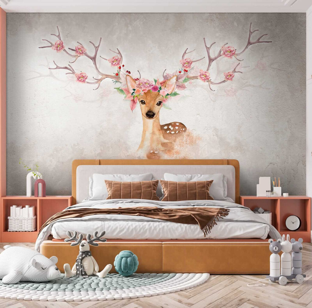 Veado com flores — interior 5
