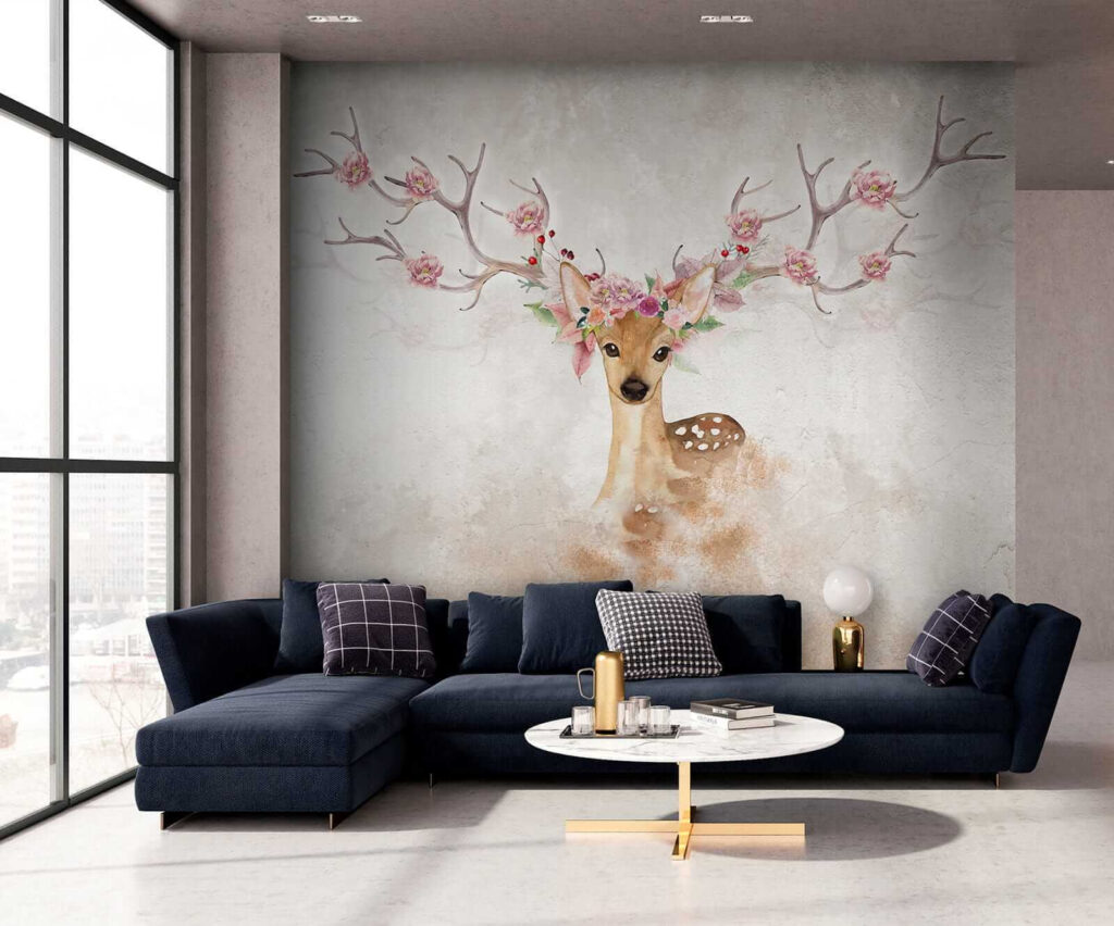 Veado com flores — interior 7