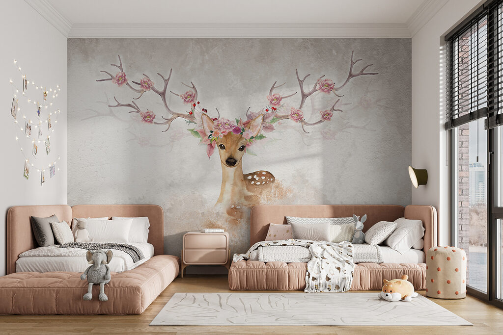 Veado com flores — interior 12