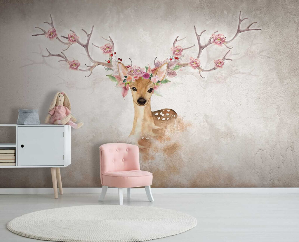 Veado com flores — interior 9