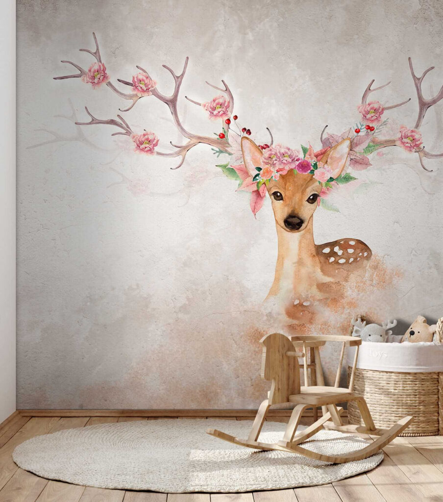 Veado com flores — interior 10