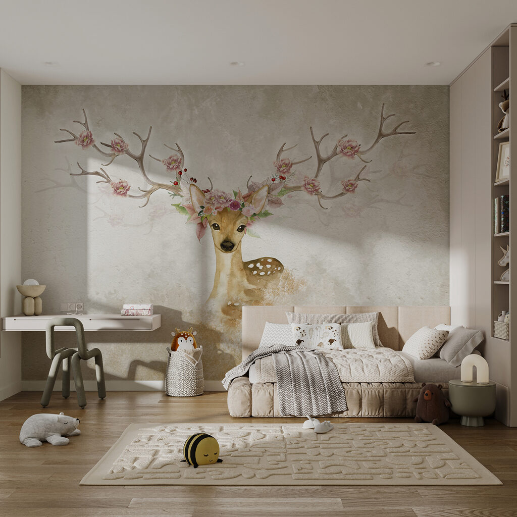 Veado com flores — interior 13