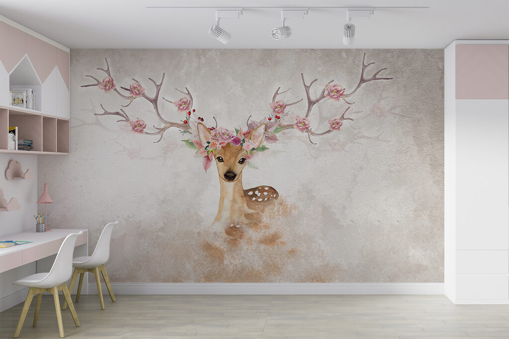 Veado com flores — interior 14