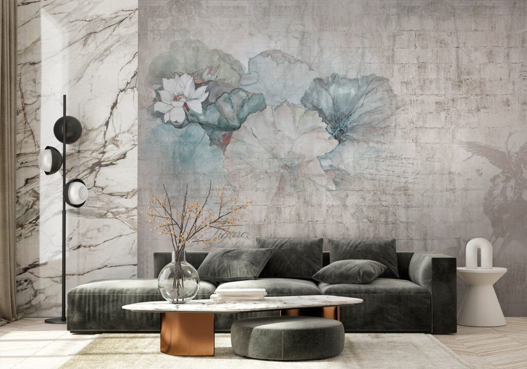 Flores junto ao veado — interior 1