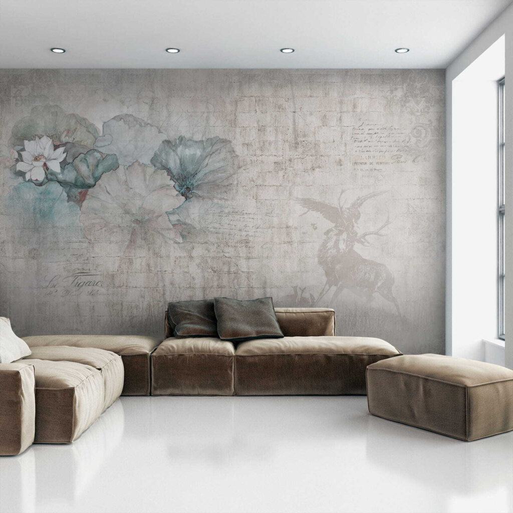 Flores junto ao veado — interior 6