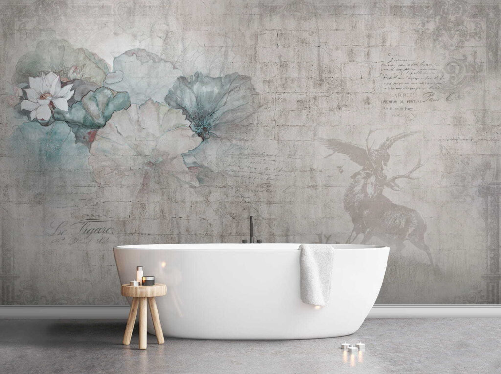 Flores junto ao veado — interior 9