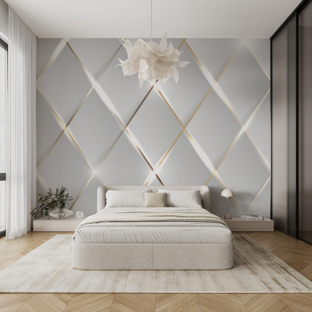 Losangos claros com reflexos — interior 10