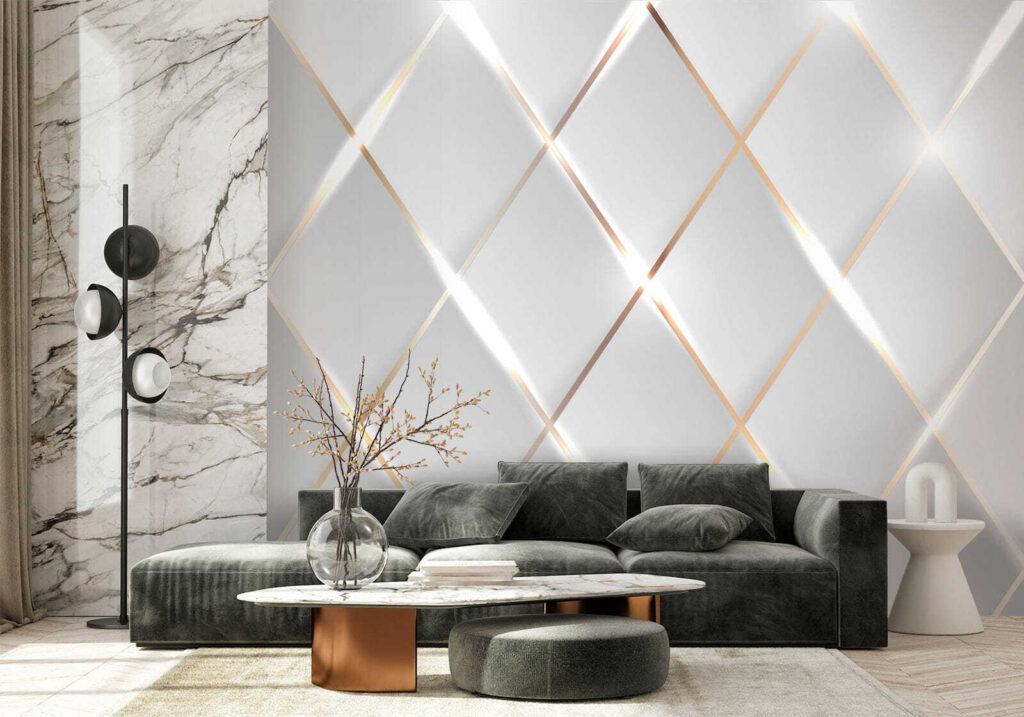 Losangos claros com reflexos — interior 6