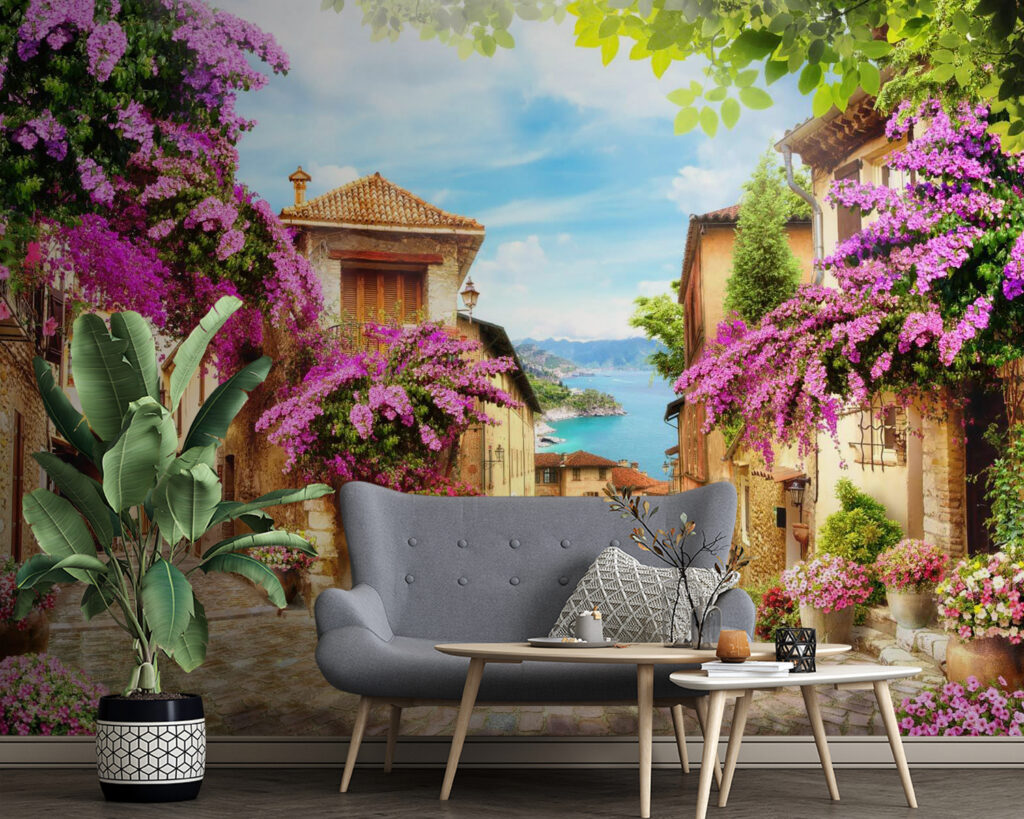 Ruela floral ao mar — interior 3
