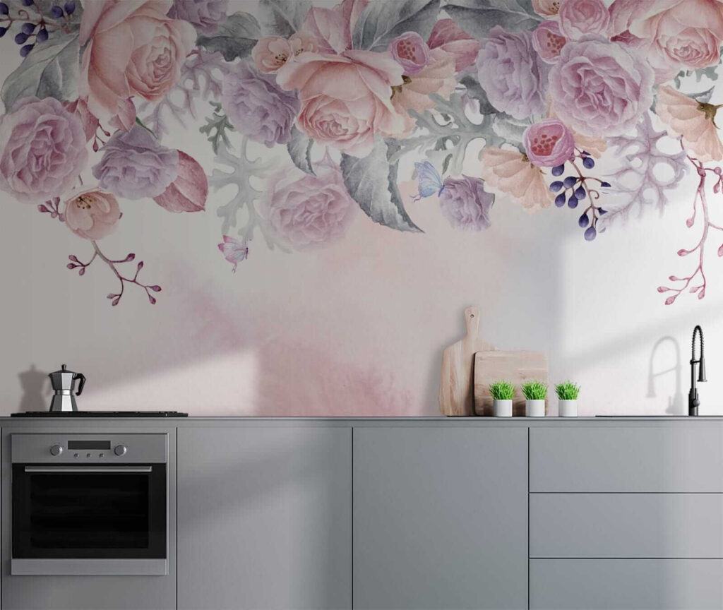 Rosas em névoa rosa — interior 7