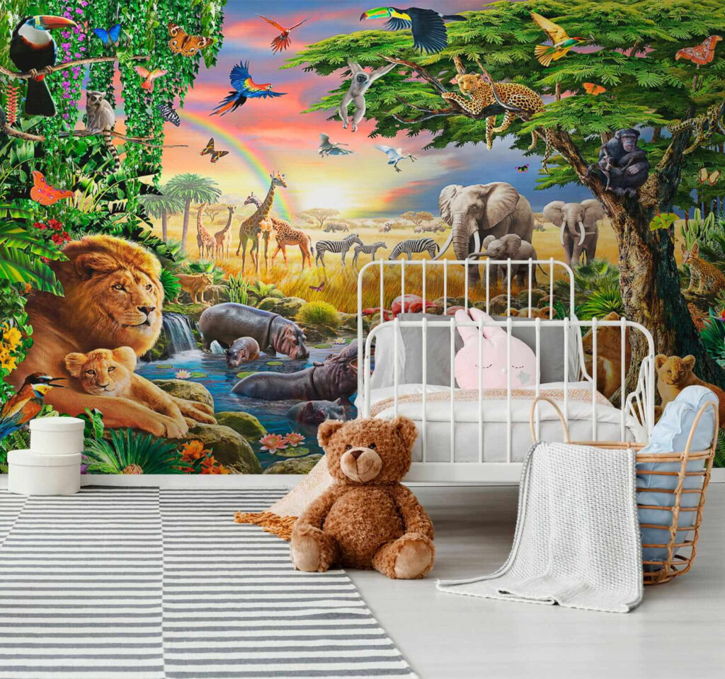 Animais junto à lagoa — interior 2