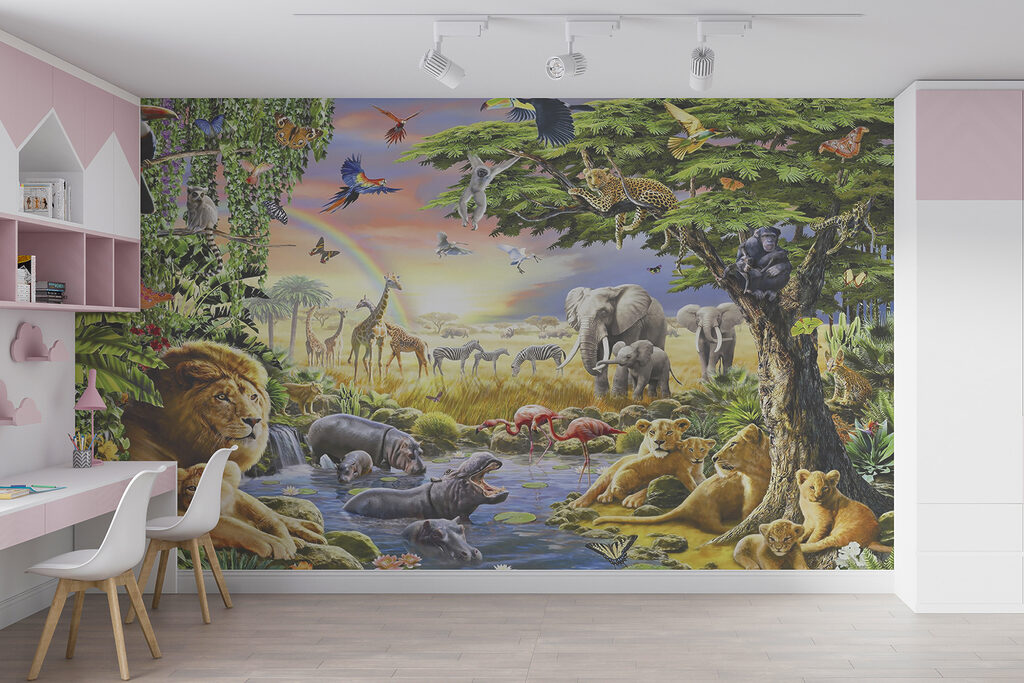 Animais junto à lagoa — interior 12