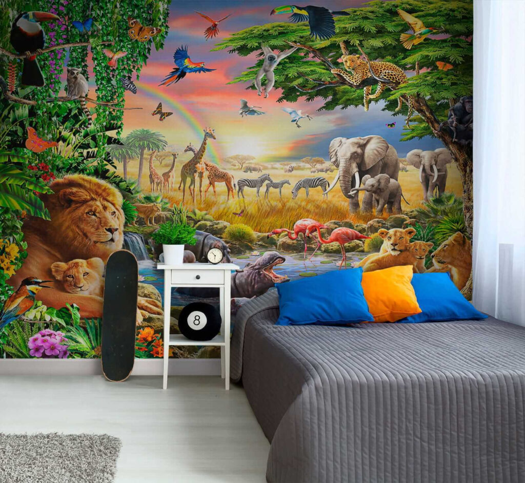 Animais junto à lagoa — interior 5