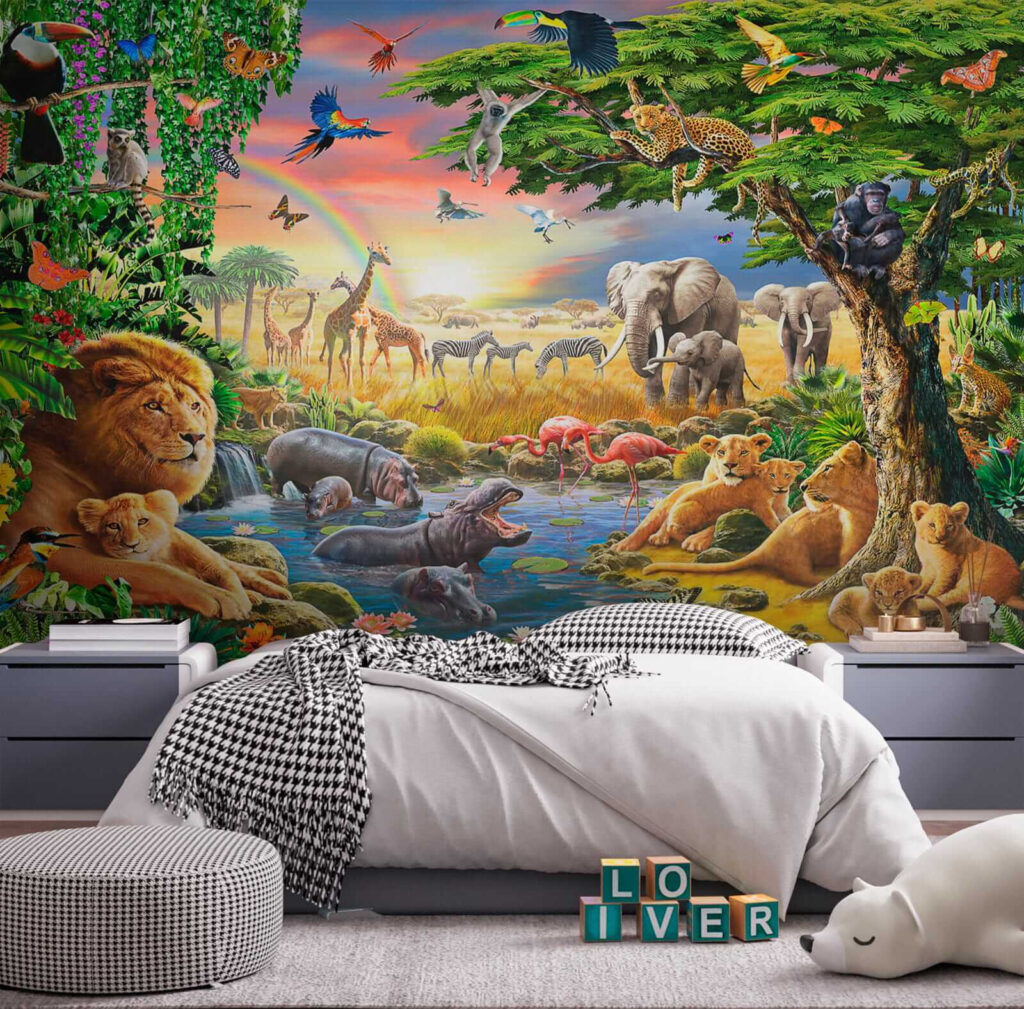 Animais junto à lagoa — interior 7