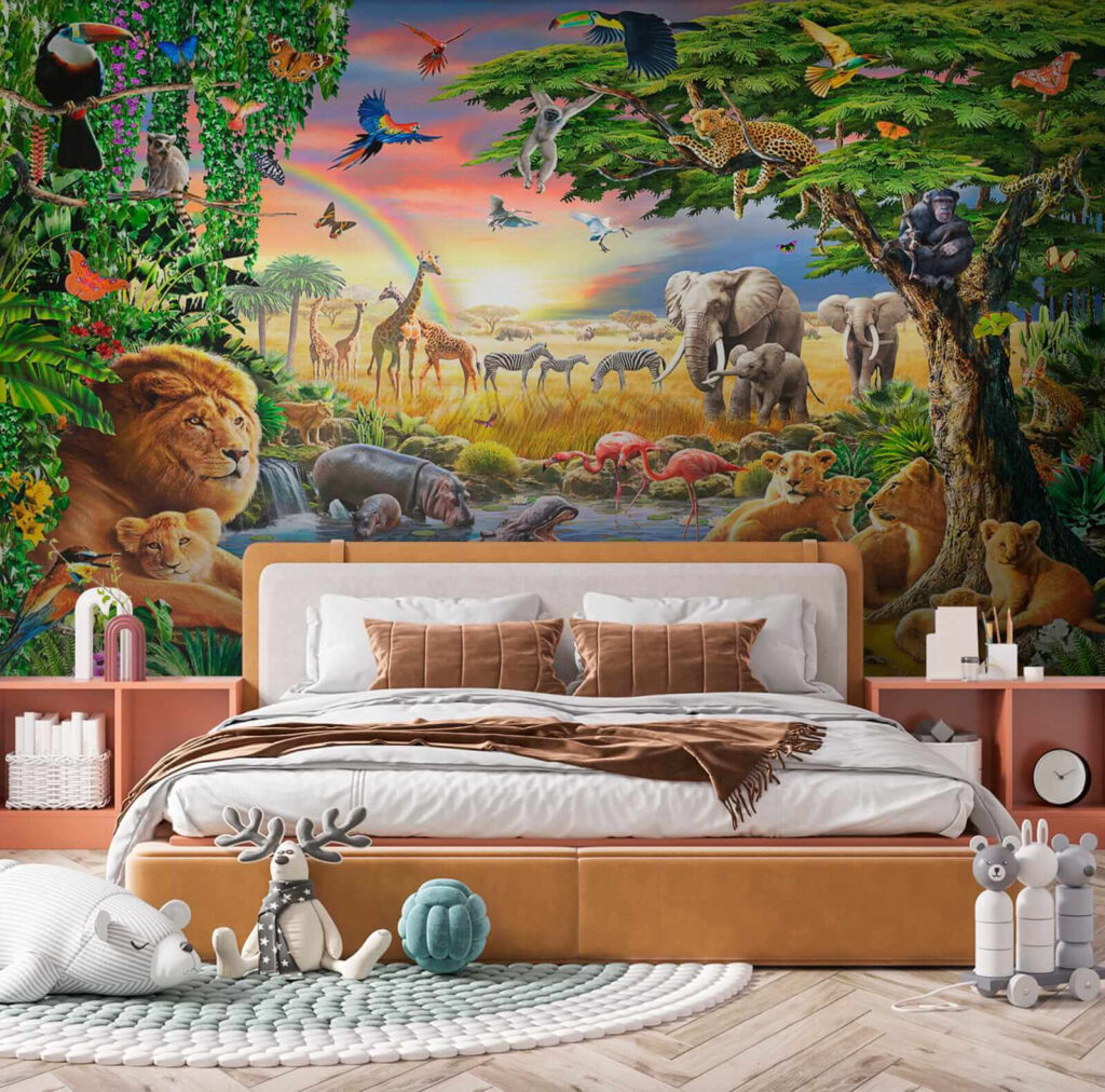 Animais junto à lagoa — interior 8