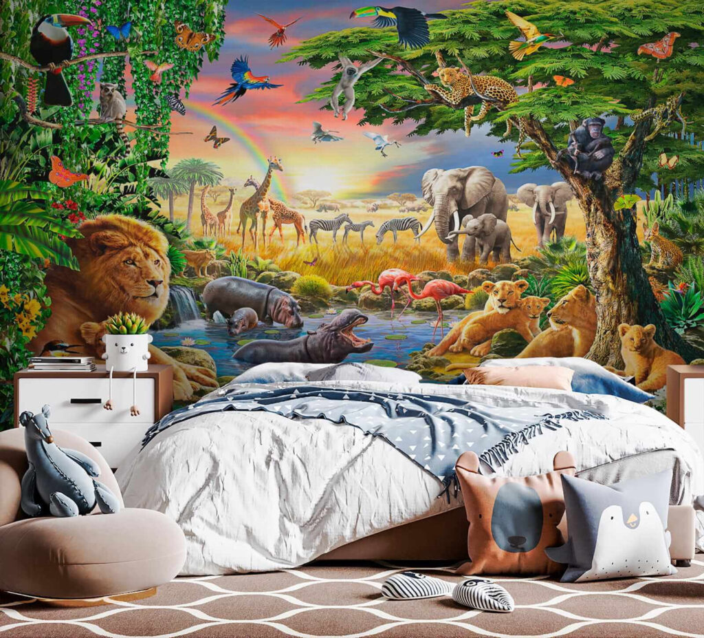 Animais junto à lagoa — interior 9