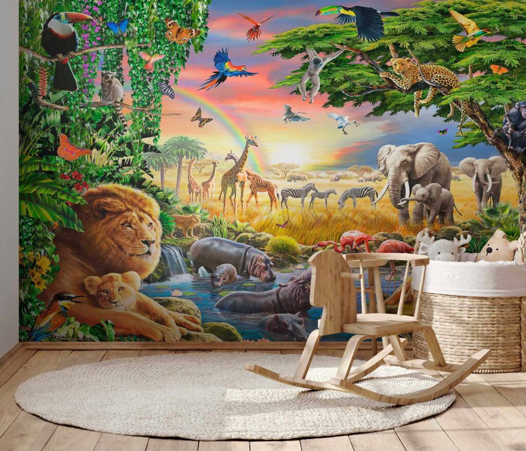 Animais junto à lagoa — interior 10