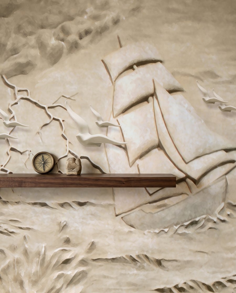Figura entre dunas — interior 3