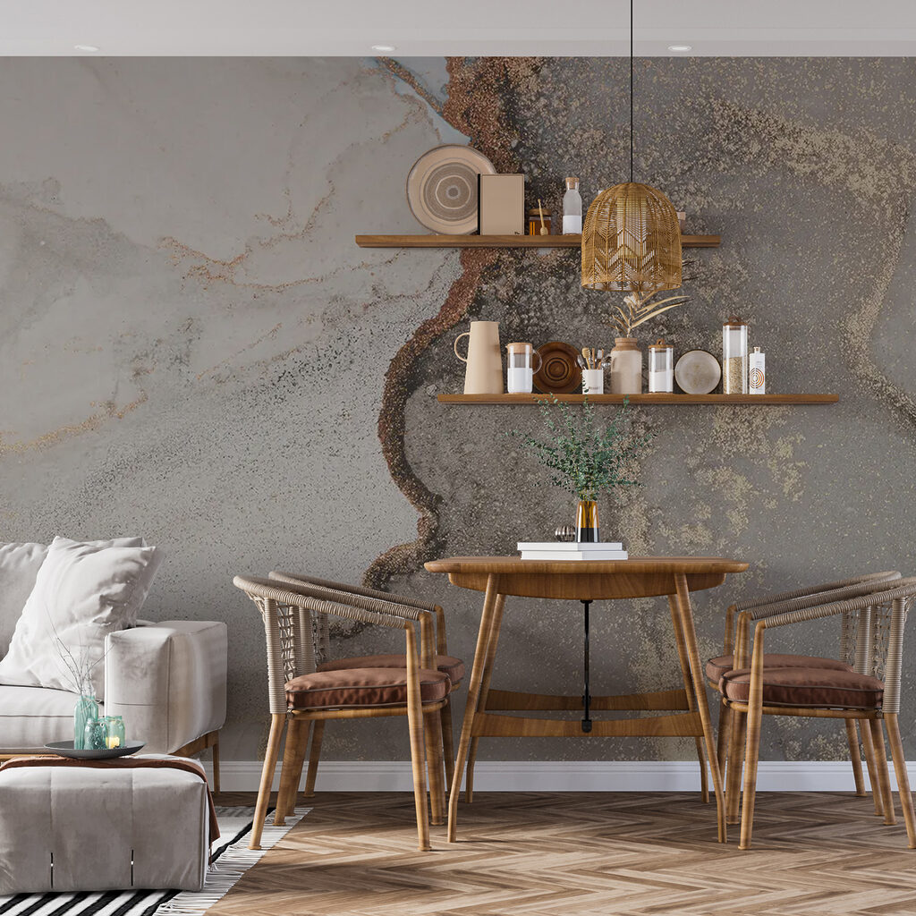Fendas suaves com ouro — interior 4