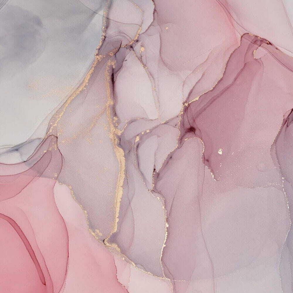 Rosa com veios dourados — design completo