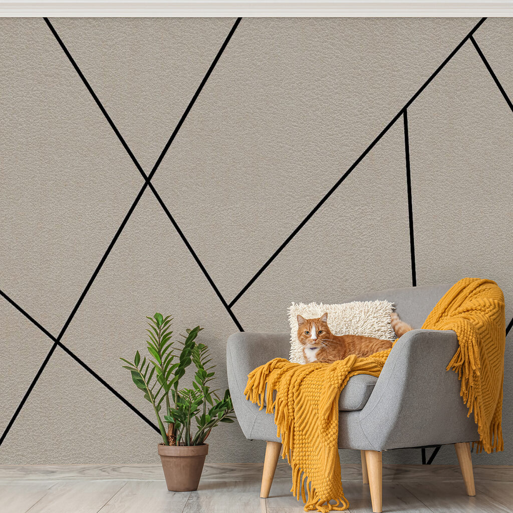 Formas abertas em bege — interior 2