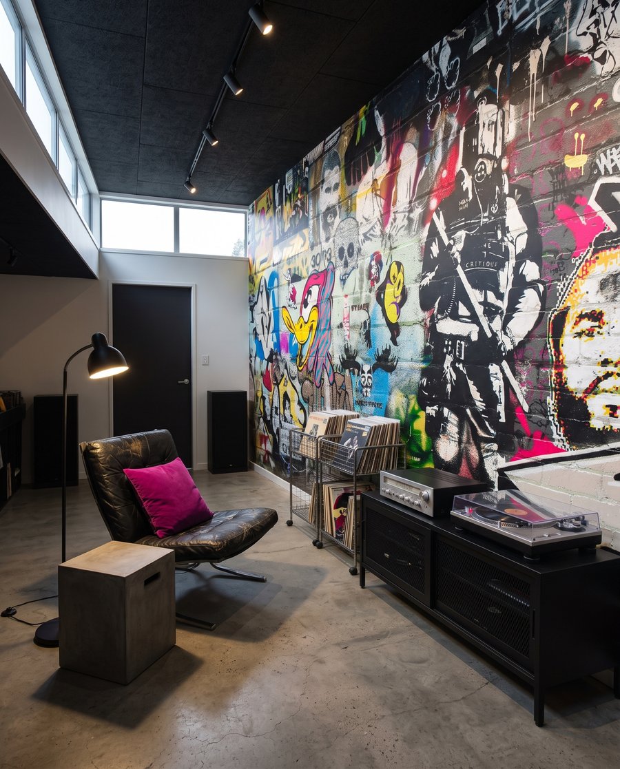 Colagem de rostos urbanos — interior 4