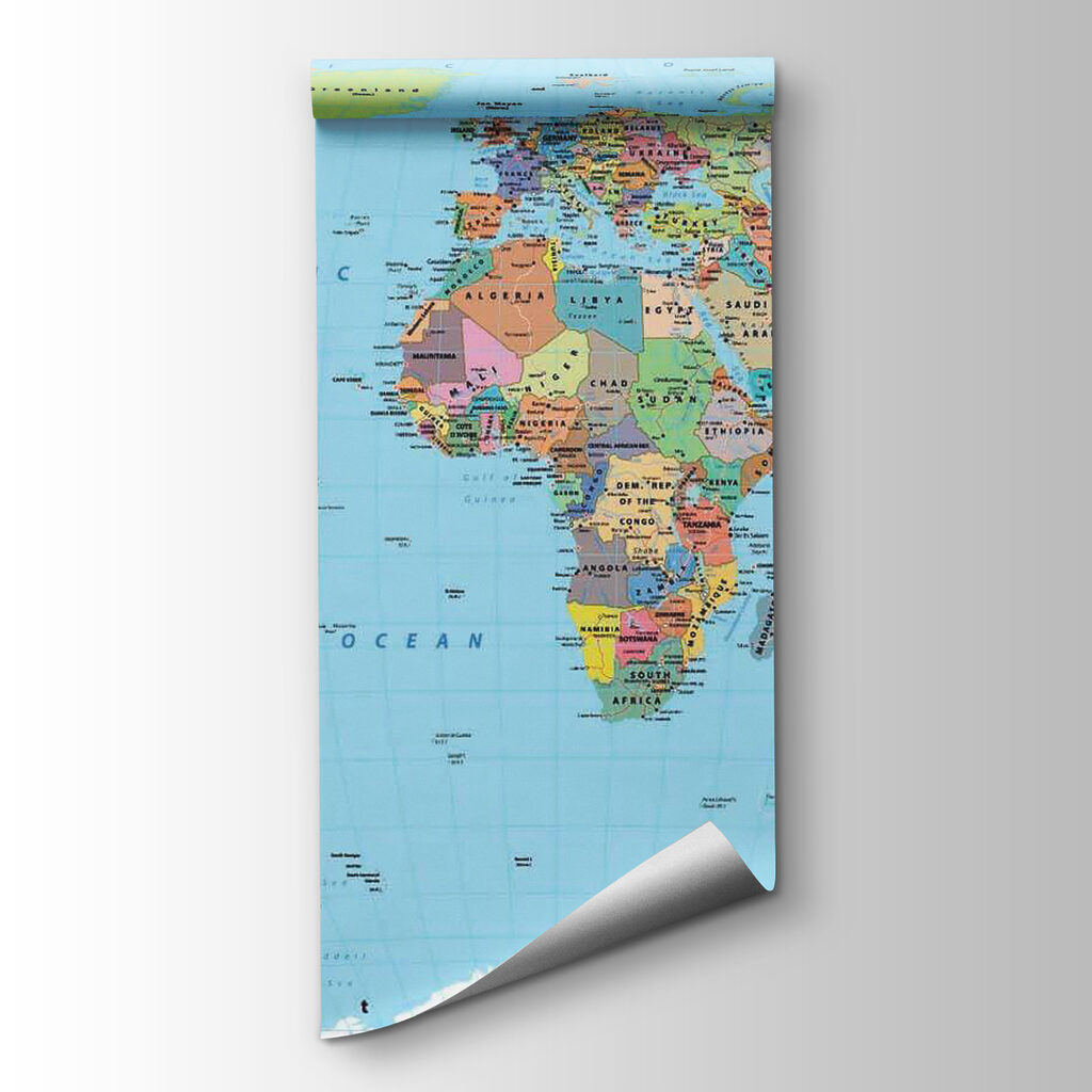 Mapa do mundo colorido — vista do produto