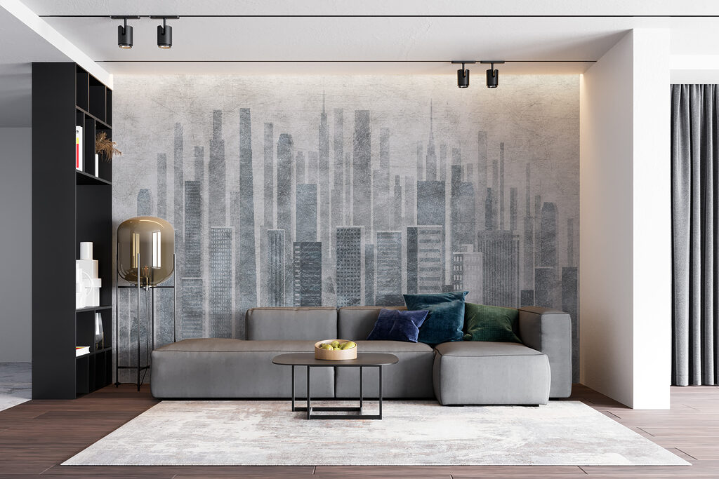 Cidade em tons cinzentos — interior 3