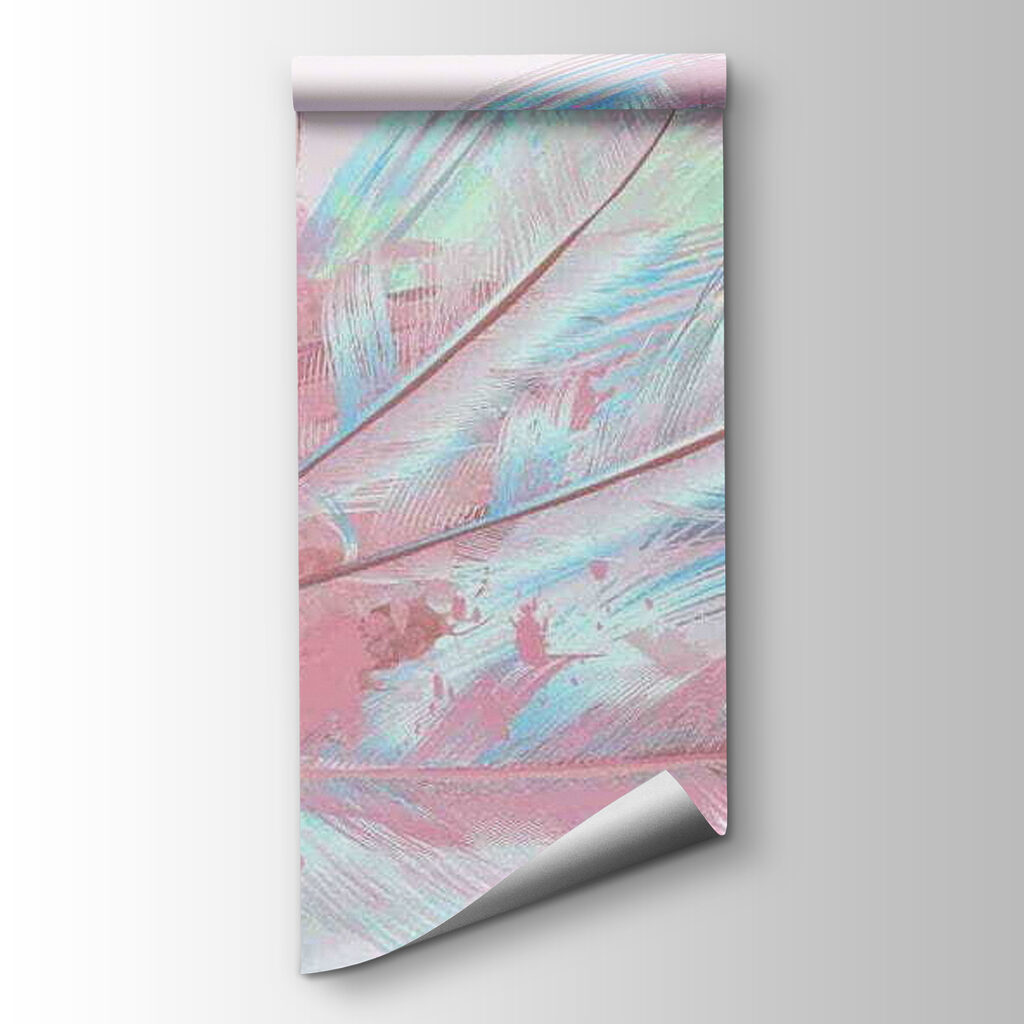 Flamingo em faixas pastel — vista do produto
