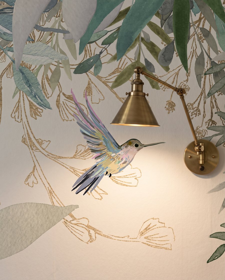 Moldura de folhas — detalhe