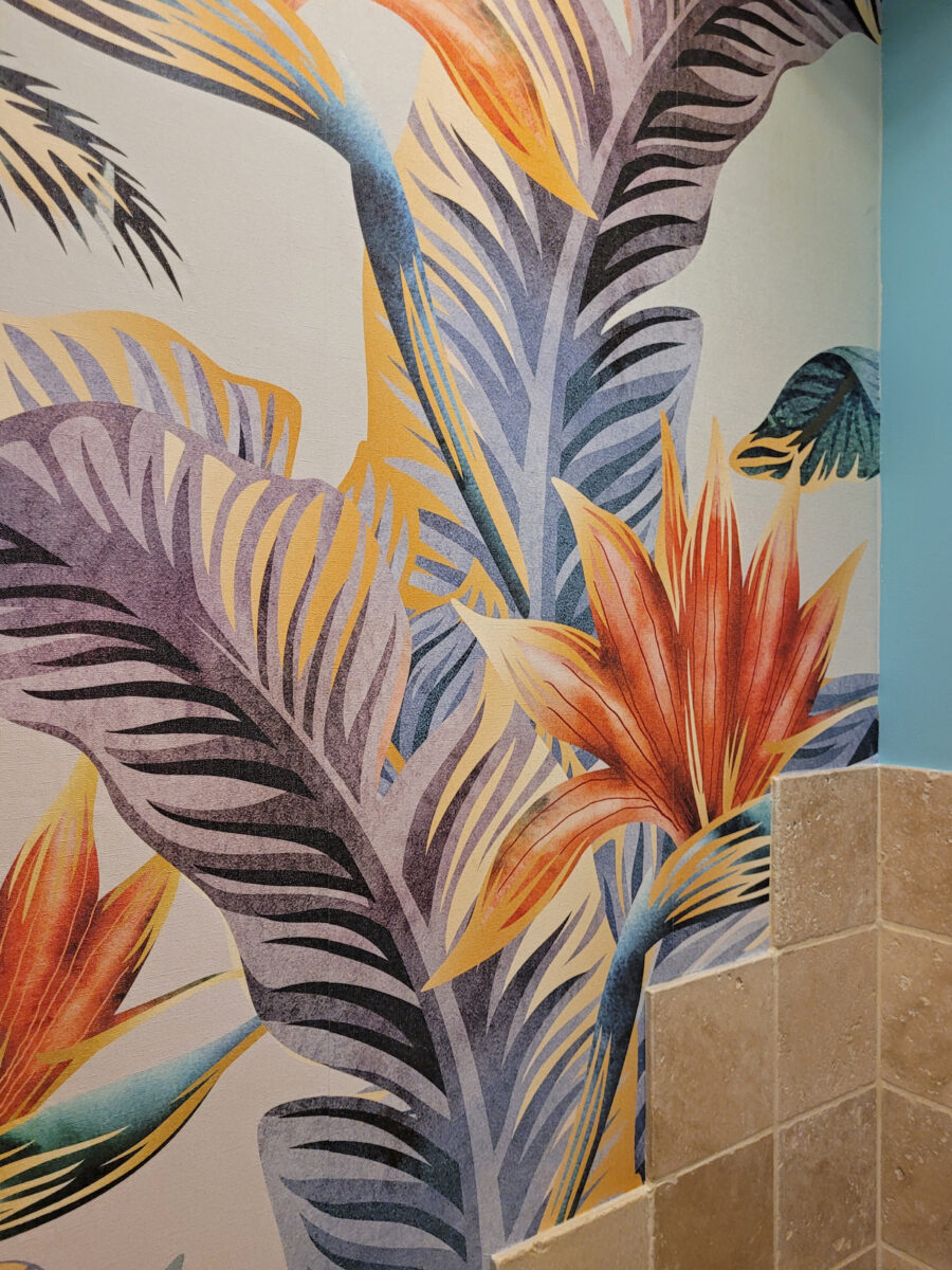 Folhas tropicais e flores — interior 6