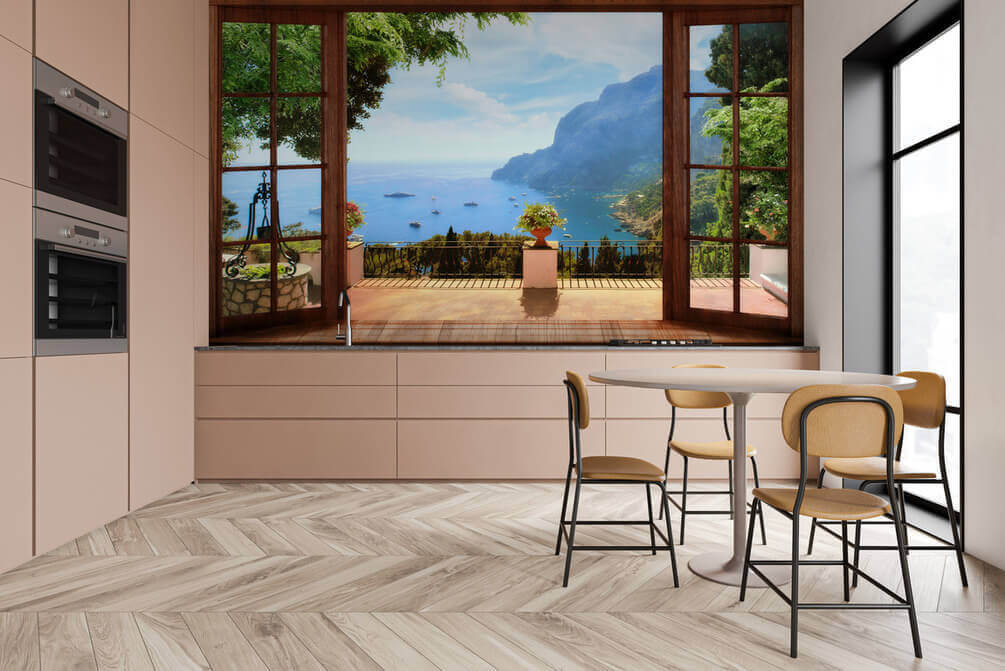 Varanda atrás de portas — interior 3