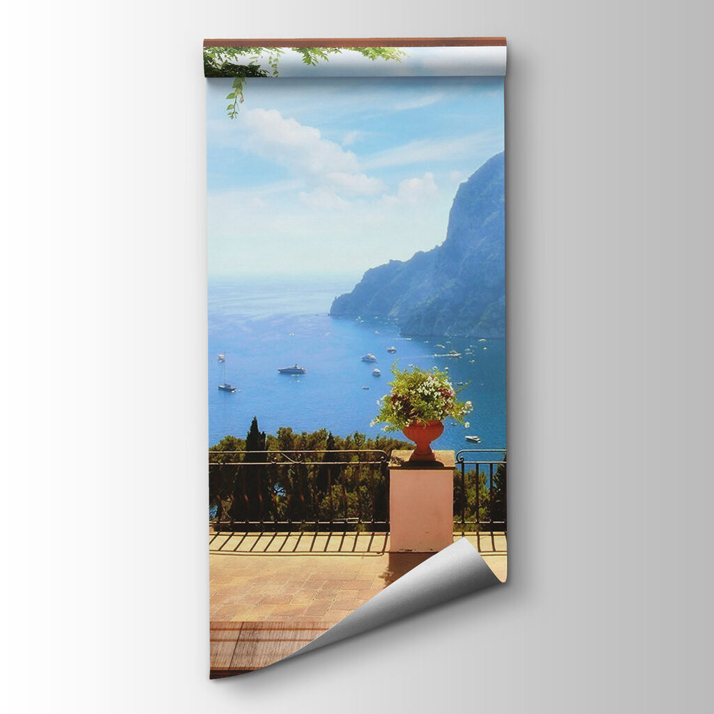 Varanda atrás de portas — vista do produto