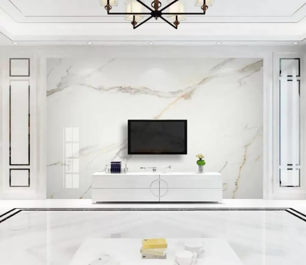 Veios finos sobre branco num interior