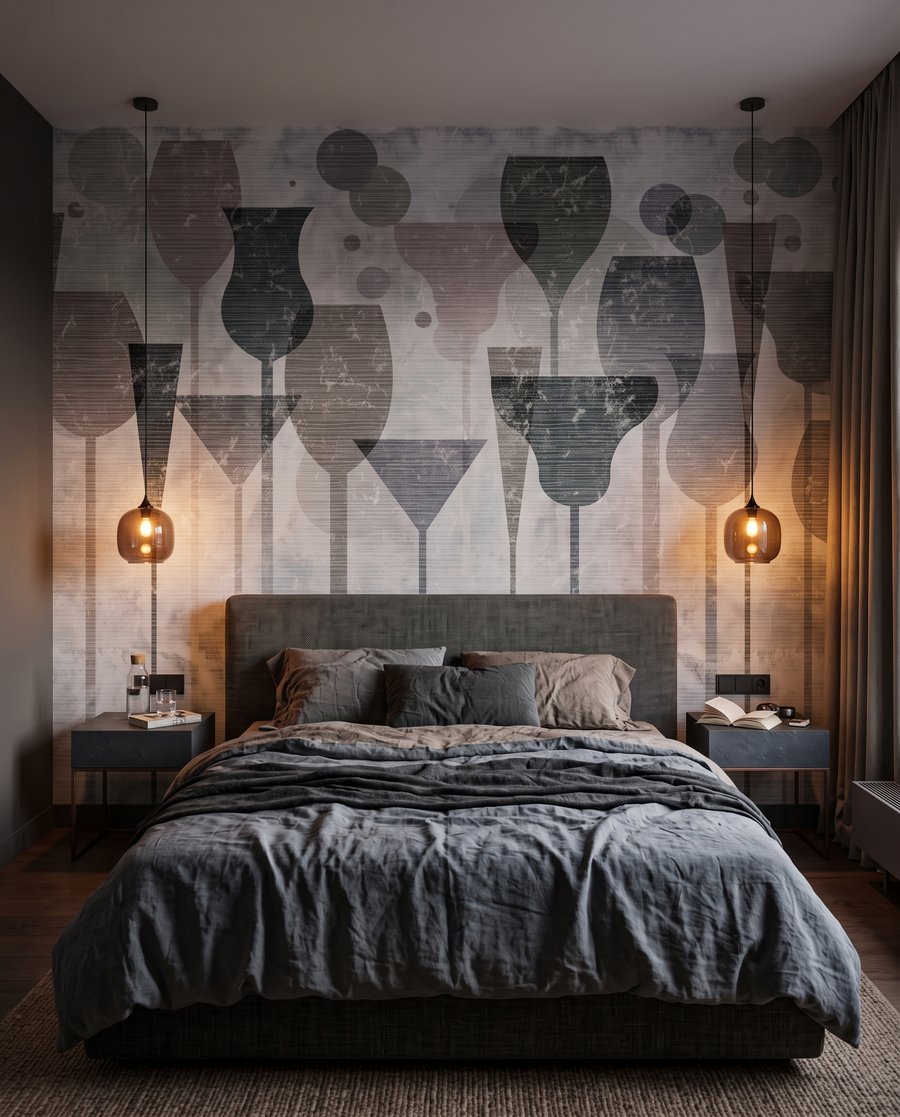 Copos em silhueta suave — interior 2