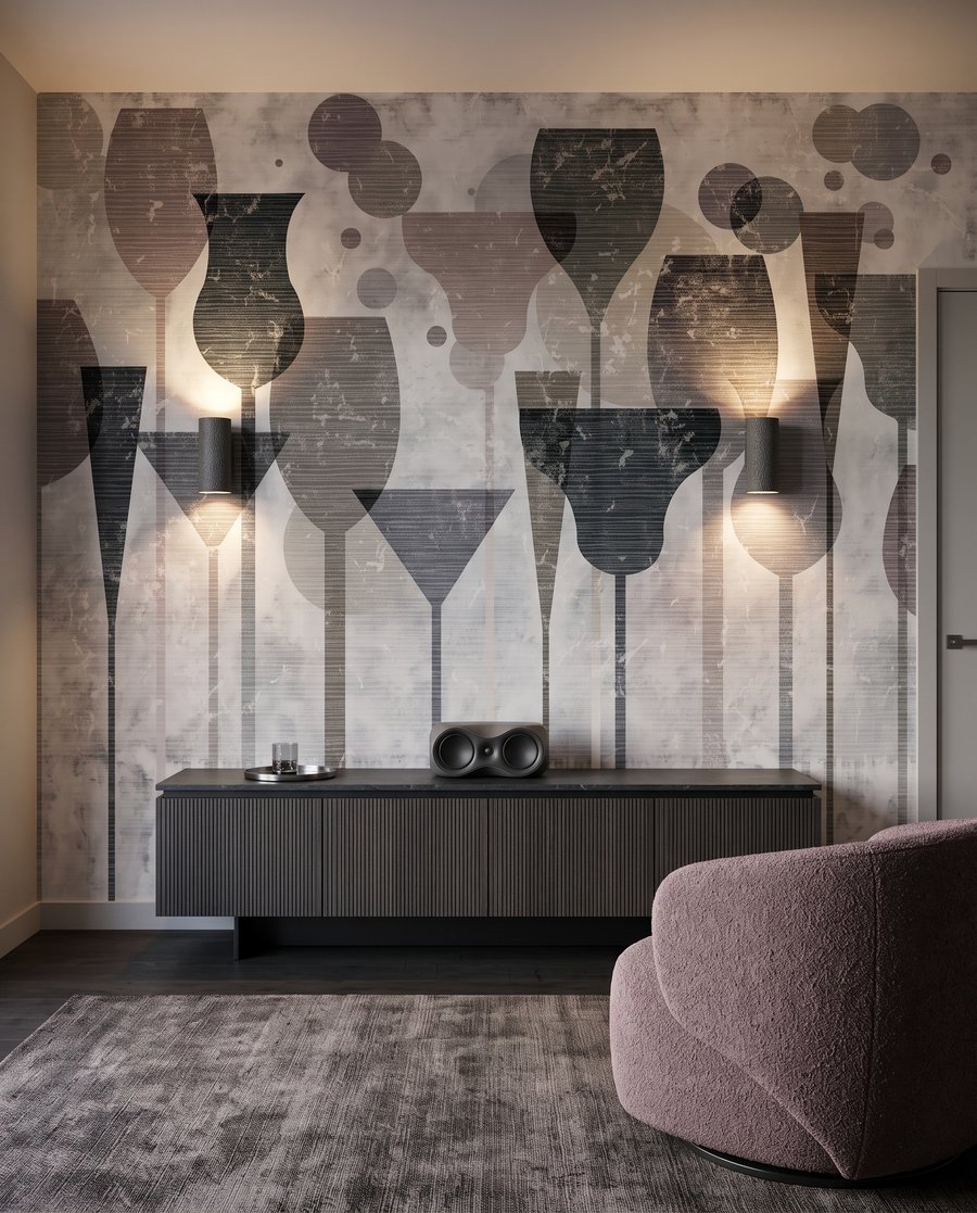 Copos em silhueta suave — interior 4