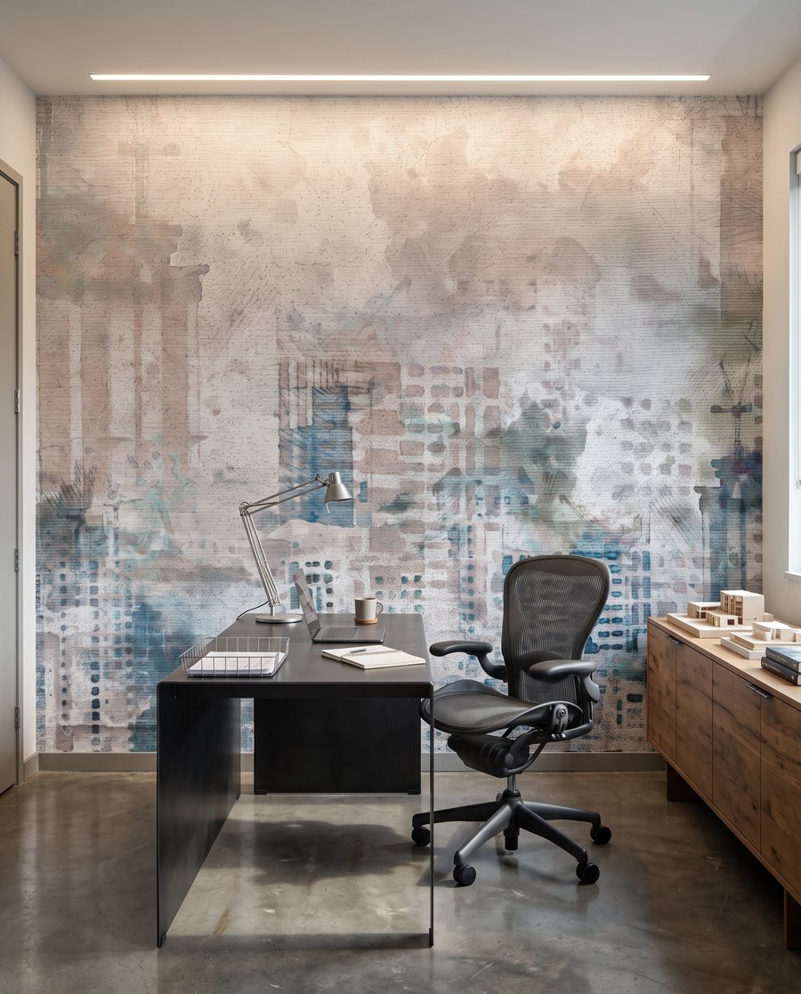 Cidade em camadas cinzentas — interior 7